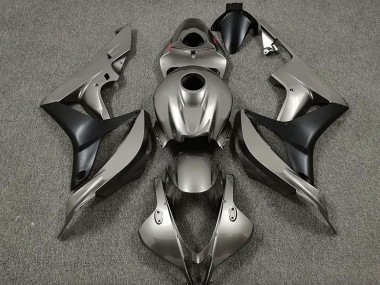 Gris Brillante & Negro 2007-2008 Honda CBR600RR Carenado Moto
