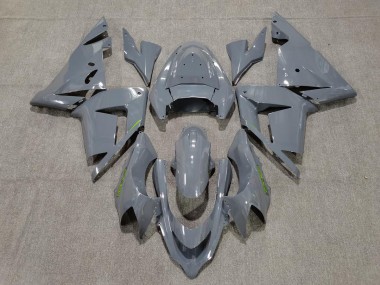 Gris Brillante & Verde 2004-2005 Kawasaki ZX10R Carenado Moto