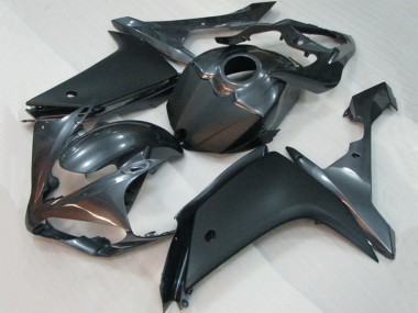 Gris & Negro 2007-2008 Yamaha R1 Carenado Moto