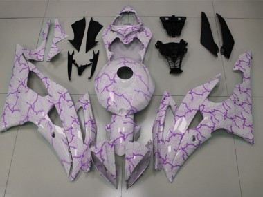 Iluminación Morada 2008-2016 Yamaha R6 Carenado Moto