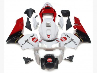 Konica Minolta Roja 2003-2004 Honda CBR600RR Carenado Moto