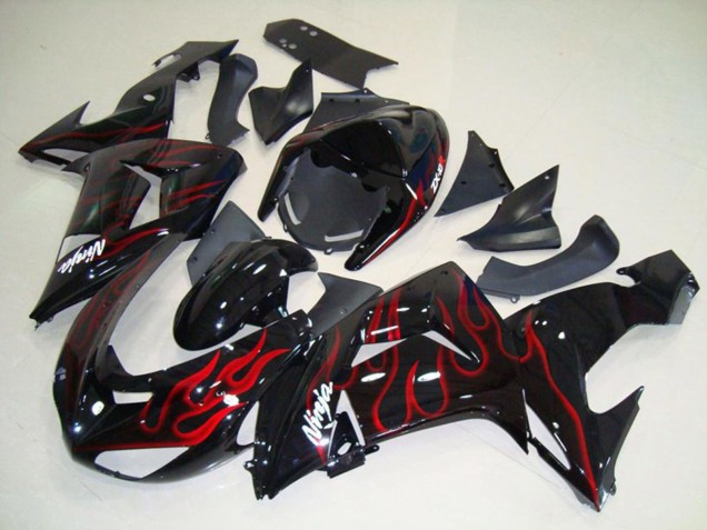 Llama Roja 2006-2007 Kawasaki ZX10R Carenado Moto
