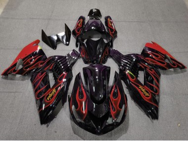 Llama Roja 2006-2011 Kawasaki ZX14R Carenado Moto