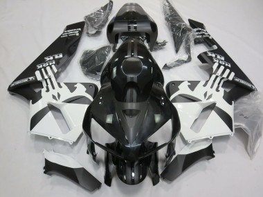 Logotipo De Punisher En Blanco & Negro Mate 2005-2006 Honda CBR600RR Carenado Moto