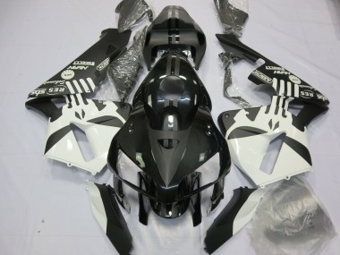 Logotipos En Negro Mate & Puisher 2005-2006 Honda CBR600RR Carenado Moto