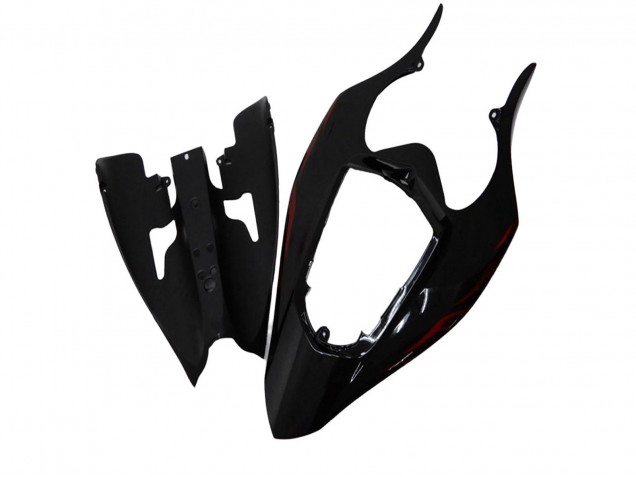 Carenados Moto Yamaha YZF R1 2004-2006 - Negro Brillante Rojo Llama