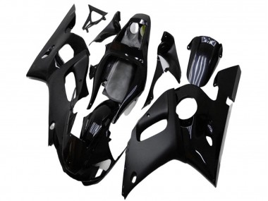 Carenados Moto Yamaha YZF R6 1998-2002 - Negro Brillante Negro Mate