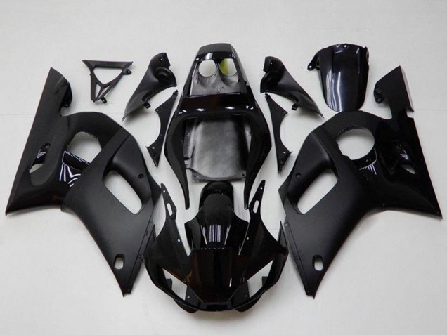Carenados Moto Yamaha YZF R6 1998-2002 - Negro Brillante Negro Mate
