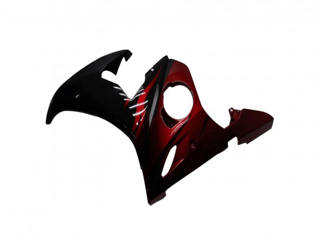 Kits Carenado Moto Yamaha YZF R6 2003-2004 - Negro Brillante Rojo