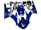 Carenado Moto Yamaha YZF R6 2003-2004 - Azul Blanco