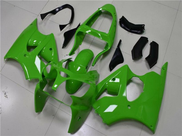 Carenados Moto Kawasaki ZX6R 2000-2002 - Verde Negro