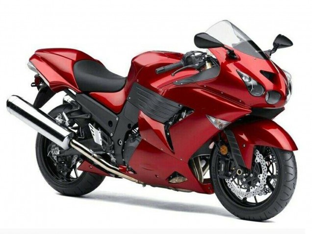 Carenados Moto Kawasaki ZX14R ZZR1400 2006-2011 - Rojo