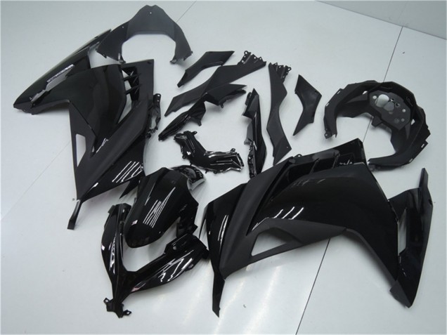 Carenados Moto Kawasaki Ninja 300 EX300R 2013-2024 - Negro Brillante Negro Mate