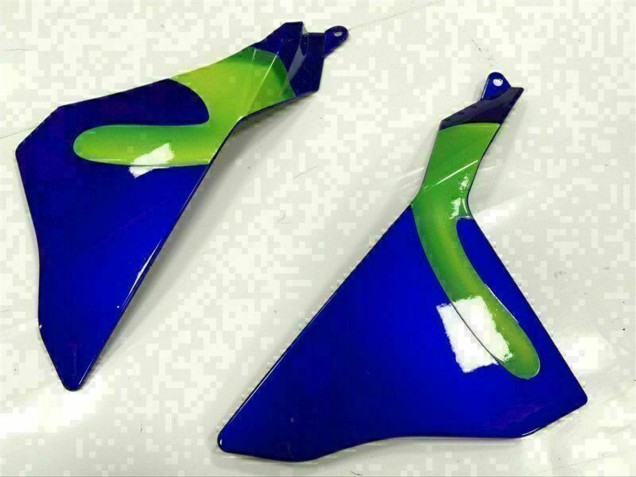 Carenados Moto Yamaha YZF R1 2015-2019 - Azul Plata Negro Verde MoviStar