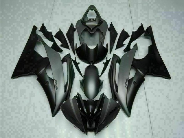 Carenados Moto Yamaha YZF R6 2008-2016 - Gris Negro Mate
