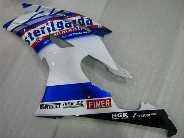 Carenados Moto Yamaha YZF R6 2008-2016 - Blanco Azul Rojo Sterilgarda Volvo Fimer Yamalube
