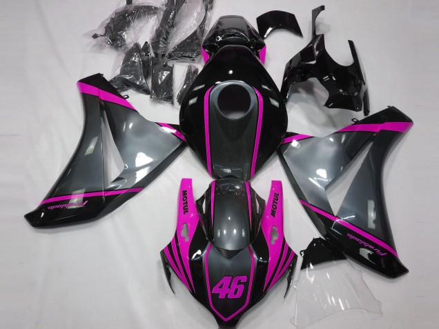 Carenados Moto Honda CBR1000RR 2008-2011 - Gris Rosa Negro Mate Motul 46