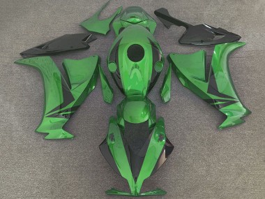 Carenados Moto Honda CBR1000RR 2012-2016 - Verde Negro Brillante Estilo