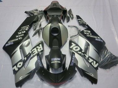 Carenados Moto Honda CBR1000RR 2004-2005 - Plata Gris Negro Mate Repsol