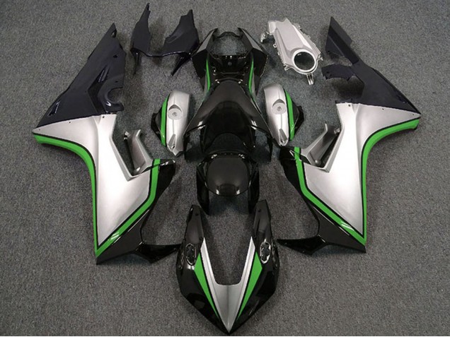 Carenados Moto Honda CBR1000RR 2017-2023 - Plata Verde Negro Brillante