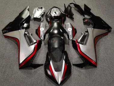 Carenados Moto Honda CBR1000RR 2017-2023 - Plata Rojo Negro Brillante