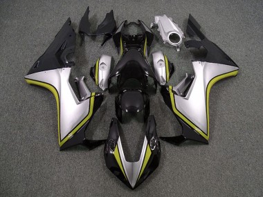 Carenados Moto Honda CBR1000RR 2017-2023 - Plata Amarillo Negro Brillante