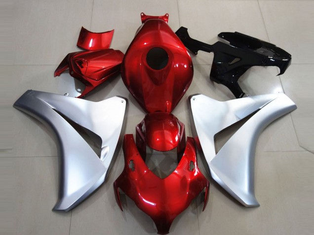 Carenados Moto Honda CBR1000RR 2008-2011 - Plata Rojo