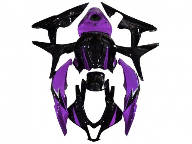 Carenados Moto Honda CBR600RR 2007-2008 - Púrpura Negro Brillante