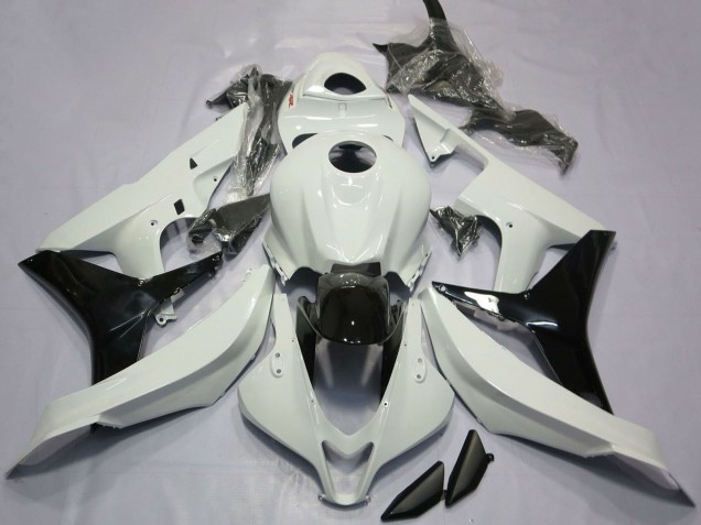 Carenados Moto Honda CBR600RR 2007-2008 - Blanco Negro Brillante