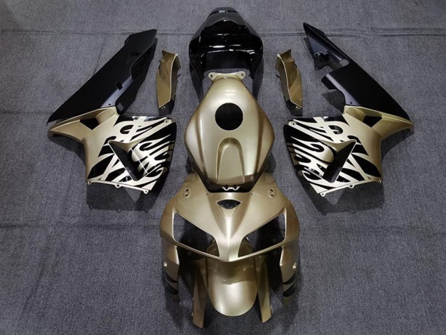 Carenados Moto Honda CBR600RR 2005-2006 - Oro Negro Blanco