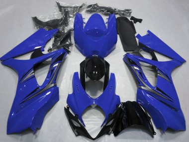 Carenados Moto Suzuki GSXR 1000 2007-2008 - Azul Negro Brillante OEM Estilo