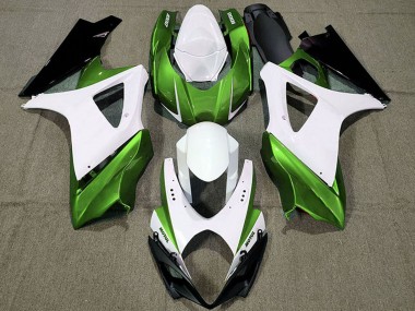Carenados Moto Suzuki GSXR 1000 2007-2008 - Blanco Verde Negro