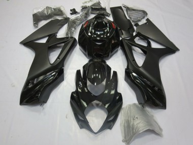 Carenados Moto Suzuki GSXR 1000 2007-2008 - Negro Brillante Negro Mate