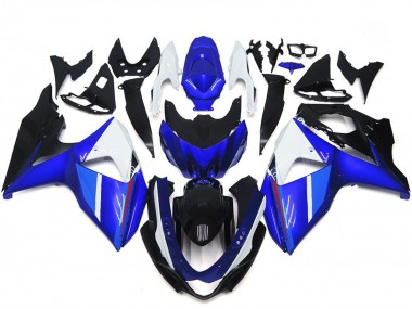 Carenados Moto Suzuki GSXR 1000 2009-2016 - Blanco Azul Negro