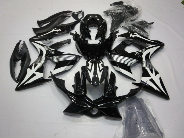 Carenados Moto Suzuki GSXR 1000 2009-2016 - Blanco Negro