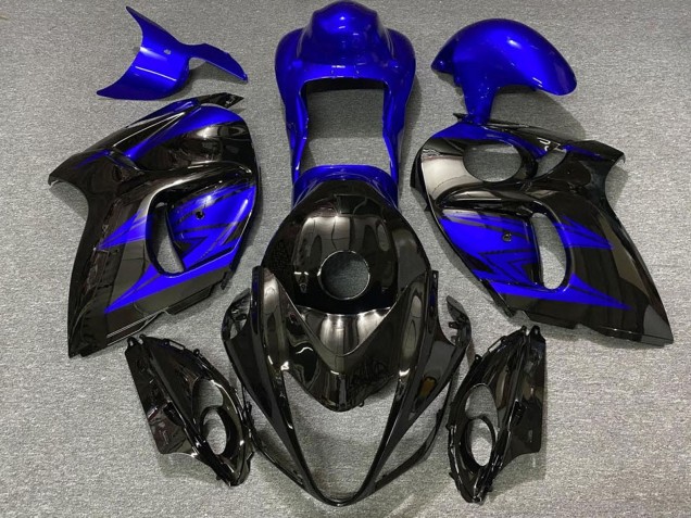 Carenados Moto Suzuki GSXR 1300 2008-2020 - Negro Brillante Azul Profundo