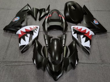 Carenados Moto Kawasaki ZX10R 2004-2005 - Negro Mate Betty Bomber