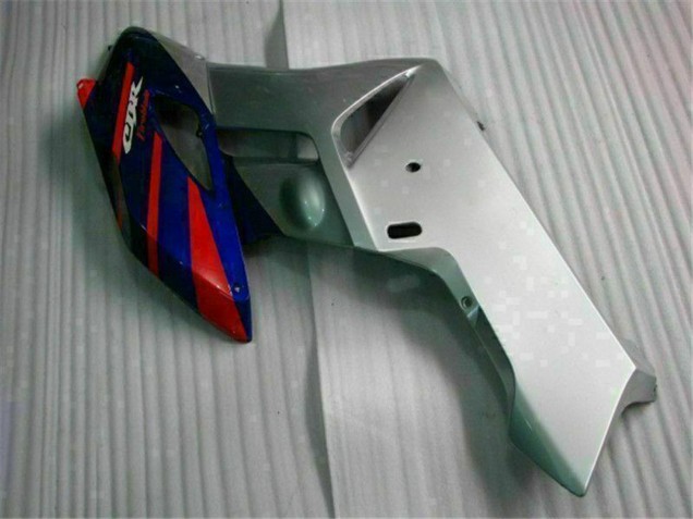 Carenados Moto Honda CBR1000RR 2004-2005 - Plata Rojo Azul Negro Raya