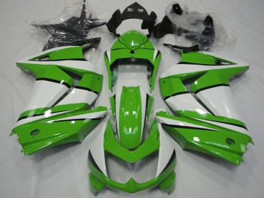 Carenados Moto Kawasaki Ninja 250 2008-2012 - Blanco Verde Negro