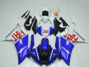 Carenados Moto Yamaha R6 2008-2016 - Blanco Azul Rojo Negro Fiat