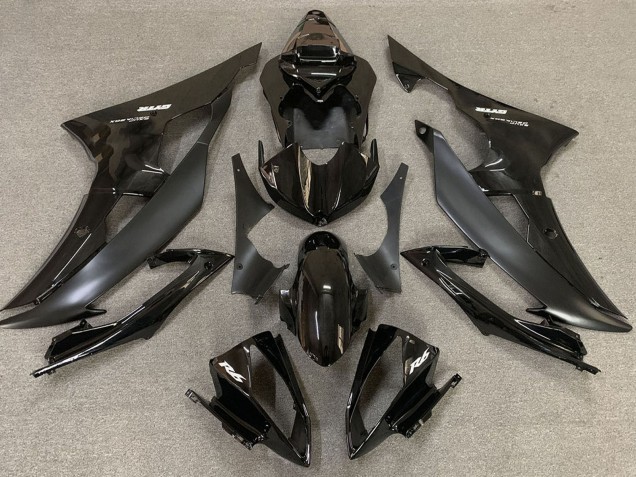 Kits Carenado Moto Yamaha R6 2008-2016 - Negro Brillante Negro Mate
