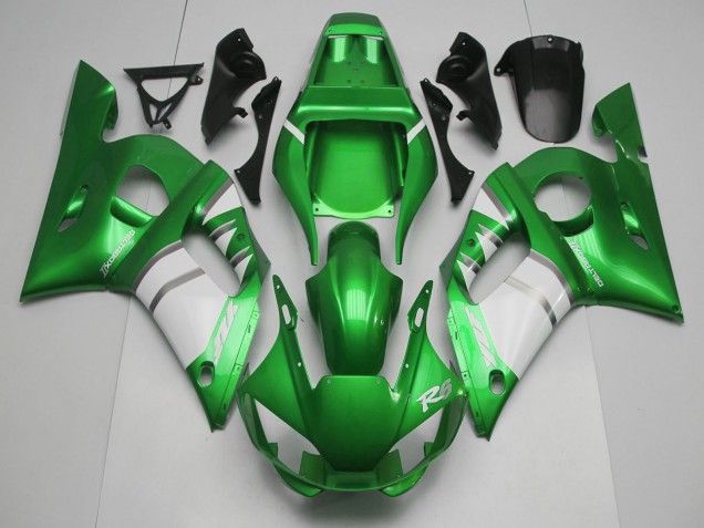 Carenados Moto Yamaha R6 1998-2002 - Verde Blanco