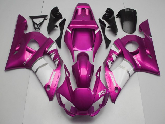 Carenados Moto Yamaha R6 1998-2002 - Rosa Blanco