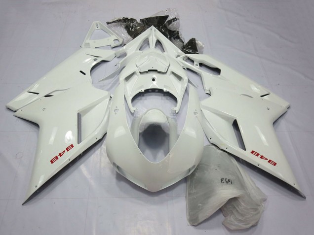 Carenados Moto Ducati 848 2007-2014 - Blanco Perla