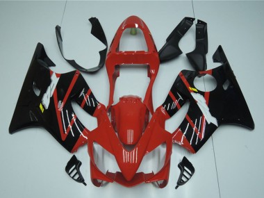 Carenado Moto Honda CBR600 F4i 2001-2003 - Rojo Negro Brillante