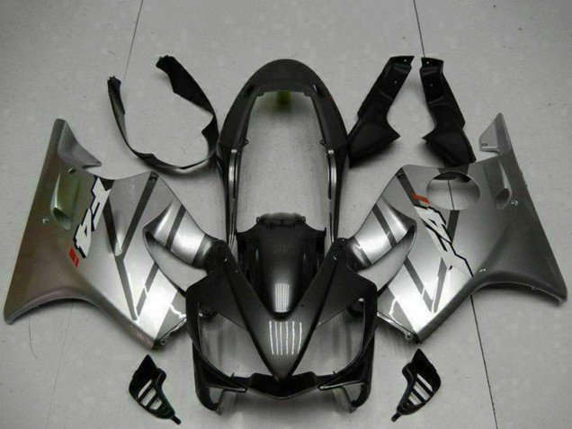 Carenados Moto Honda CBR600 F4i 2004-2007 - Plata Negro Mate