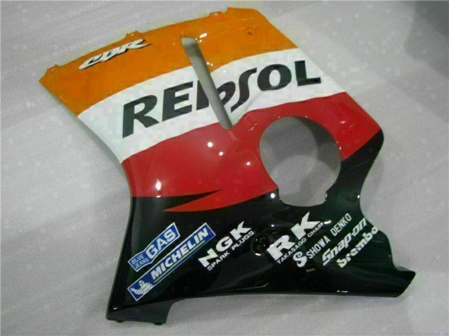 Carenado Moto Honda CBR1100XX Blackbird 1996-2007 - Naranja Blanco Rojo Negro Brillante Repsol