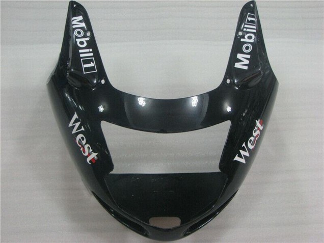 Carenados Moto Honda CBR1100XX Blackbird 1996-2007 - Negro Brillante Blanco West