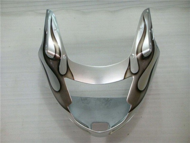 Carenado Moto Honda CBR1100XX Blackbird 1996-2007 - Plata Negro Llama