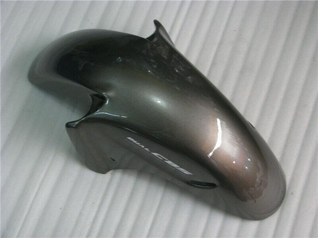 Carenados Moto Honda CBR1100XX Blackbird 1996-2007 - Negro Brillante Plata Llama
